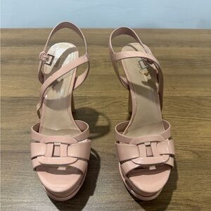 Aldo Blush Pink Strappy Heels